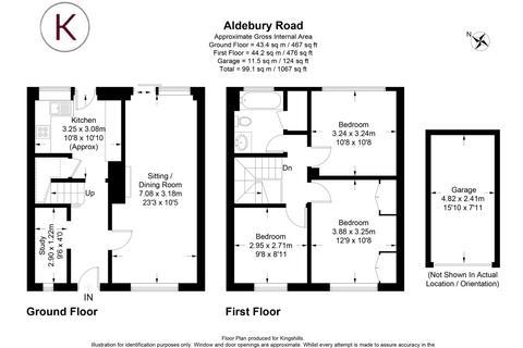 3 bedroom terraced house for sale, Aldebury Road, Maidenhead