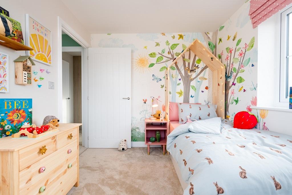 The fourth bedroom offers plenty of space...