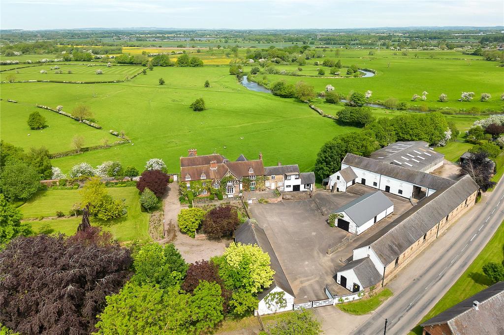 Fauld Hall, Tutbury, Staffordshire 7 bed detached house for sale £