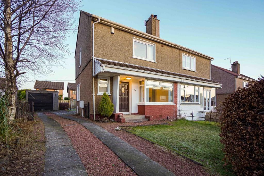 Ledi Drive, Bearsden 2 bed semidetached house £215,000