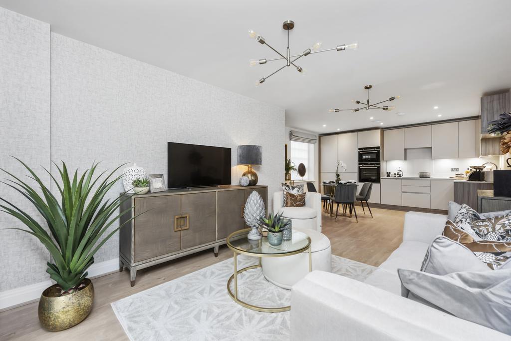 Kitchen/living/dining area