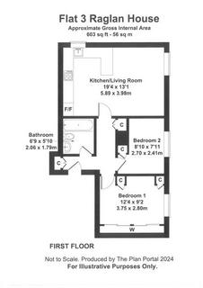 2 bedroom flat to rent - Flat 3 Raglan House, High Street, Raglan, Monmouthshire, NP15 2DY