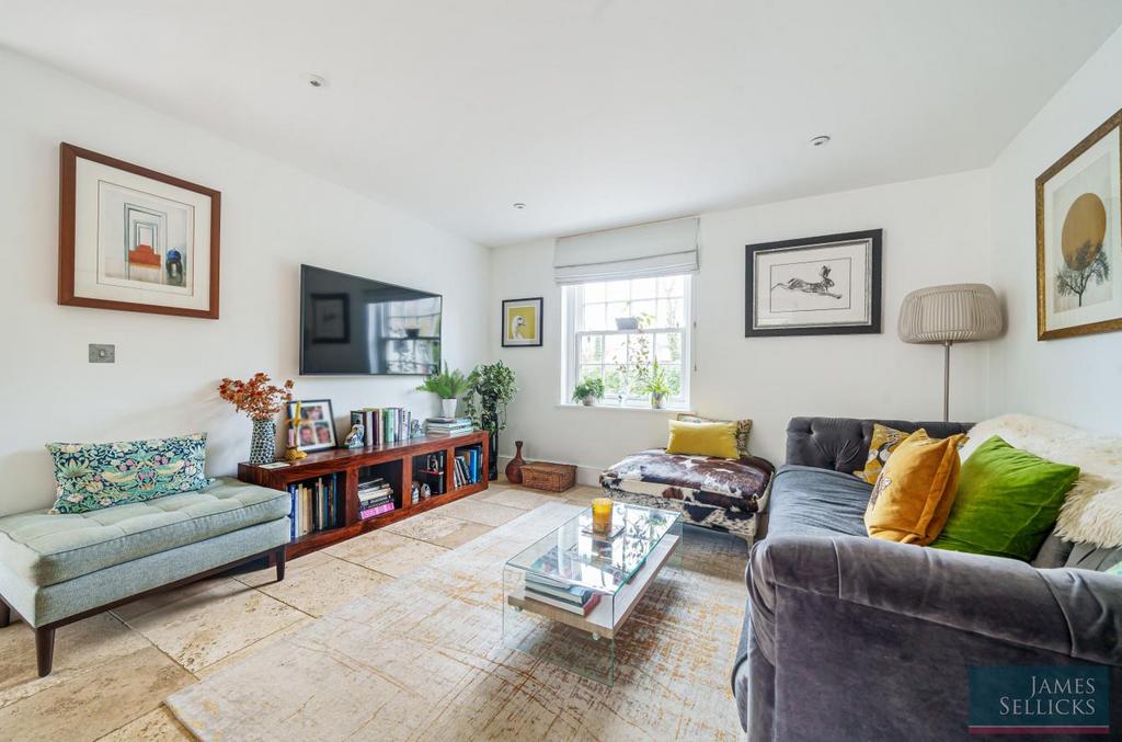 Living area of kitchen