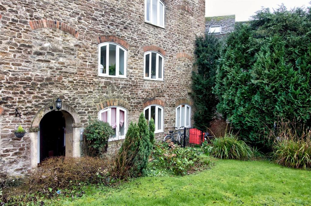 Entrance and rear elevation