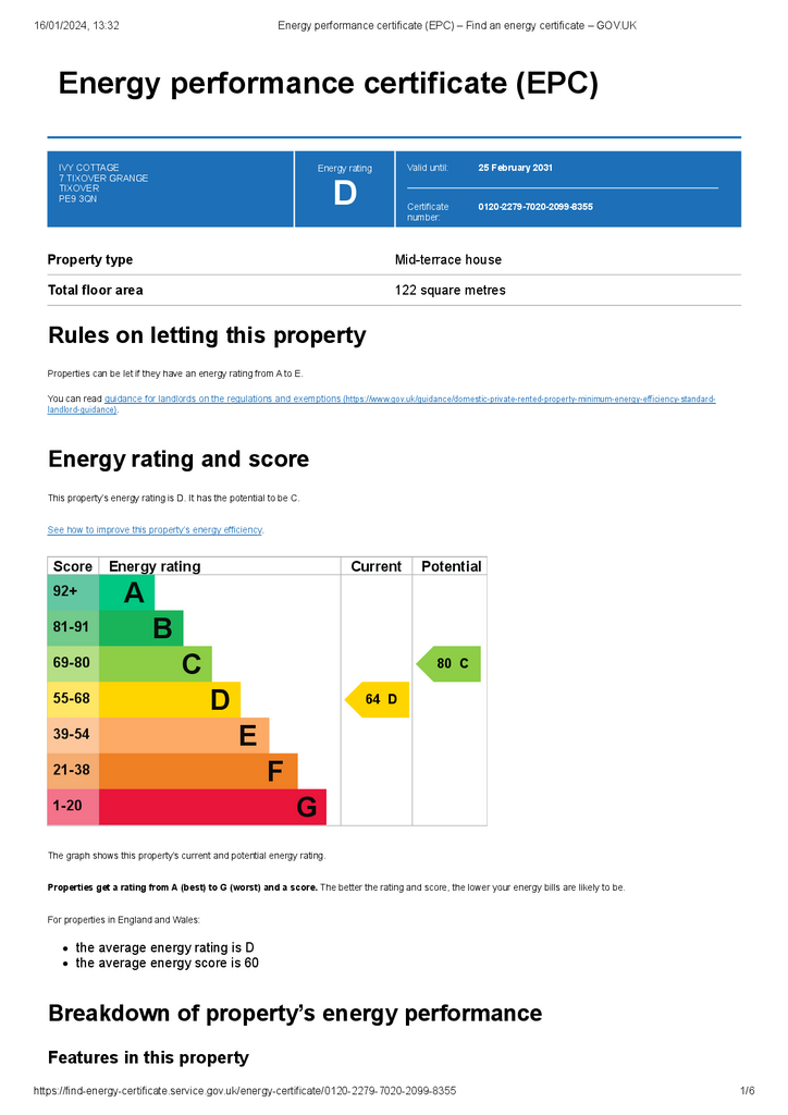 EPC Certificate