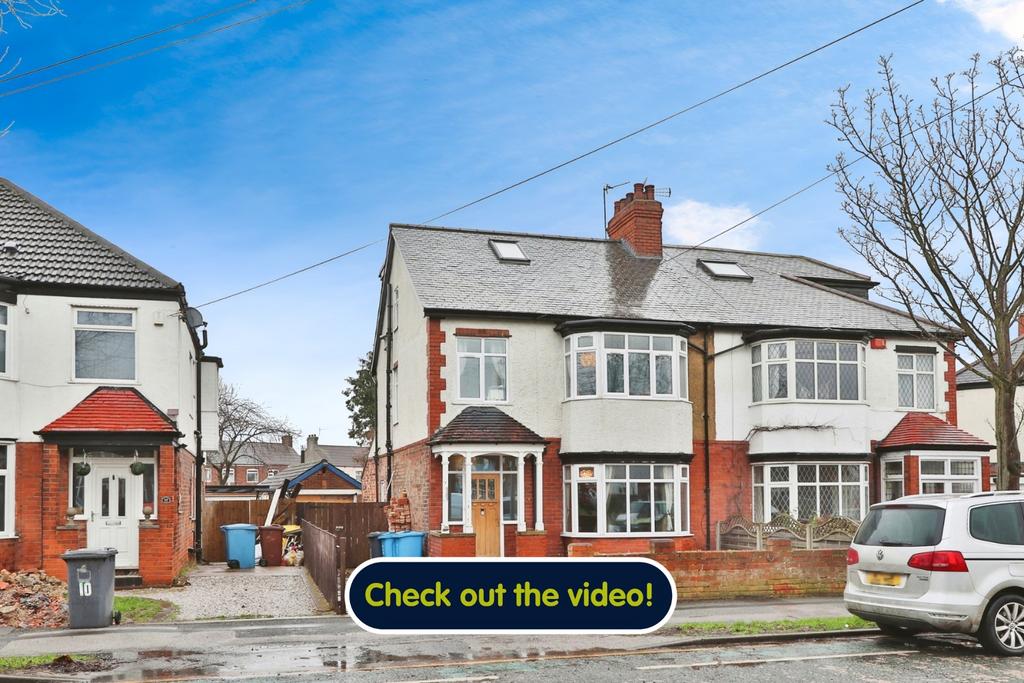 Bricknell Avenue, Hull, HU5 4JS 4 bed semidetached house £300,000