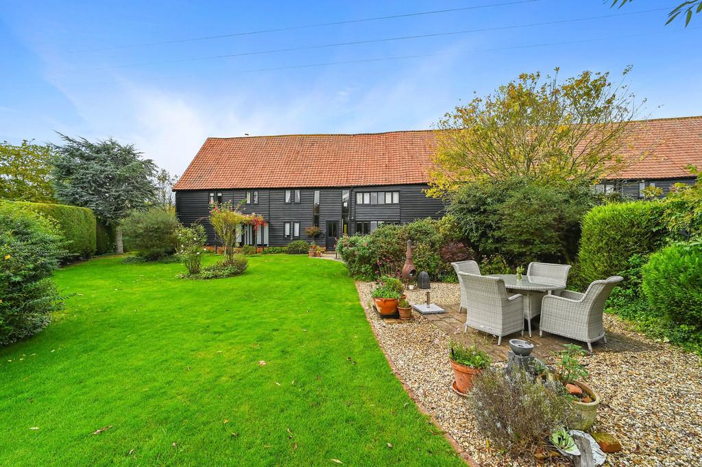 Onehouse Hall Hamlet, Onehouse IP14 4 bed barn conversion for sale £