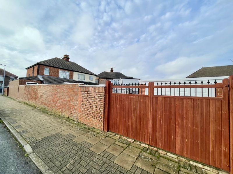 Gates to garage