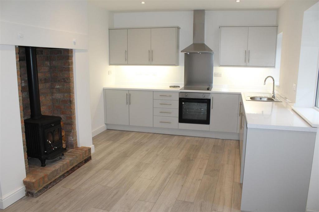 Dining area and kitchen