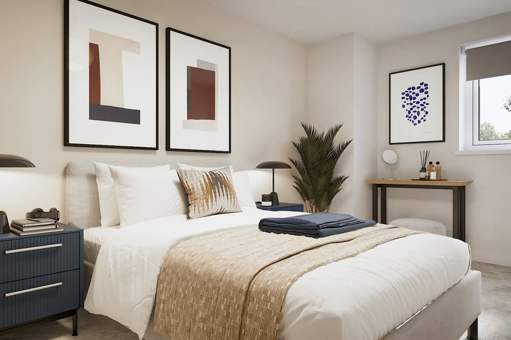 With space for a double bed