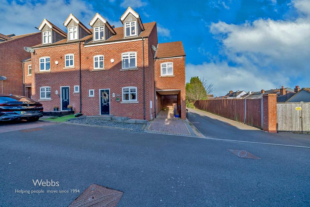 Bramwell Drive, Hednesford, Cannock WS12 4 bed townhouse £325,000