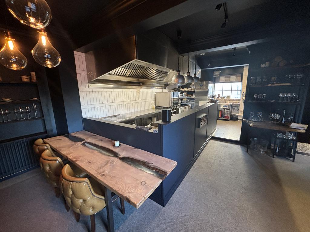Kitchen and rear Seating area