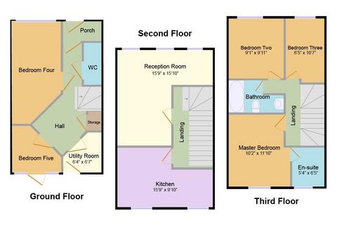 4 bedroom townhouse for sale, Wilton Close, Blackburn, BB2