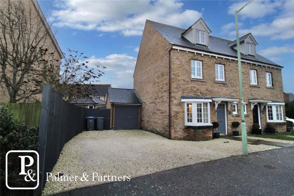 Magnolia Drive, Rendlesham, Woodbridge, Suffolk, IP12 4 bed semi