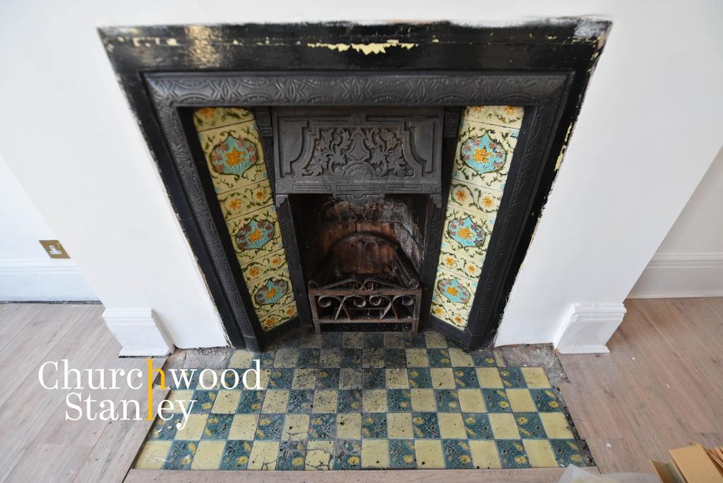 Original fireplace