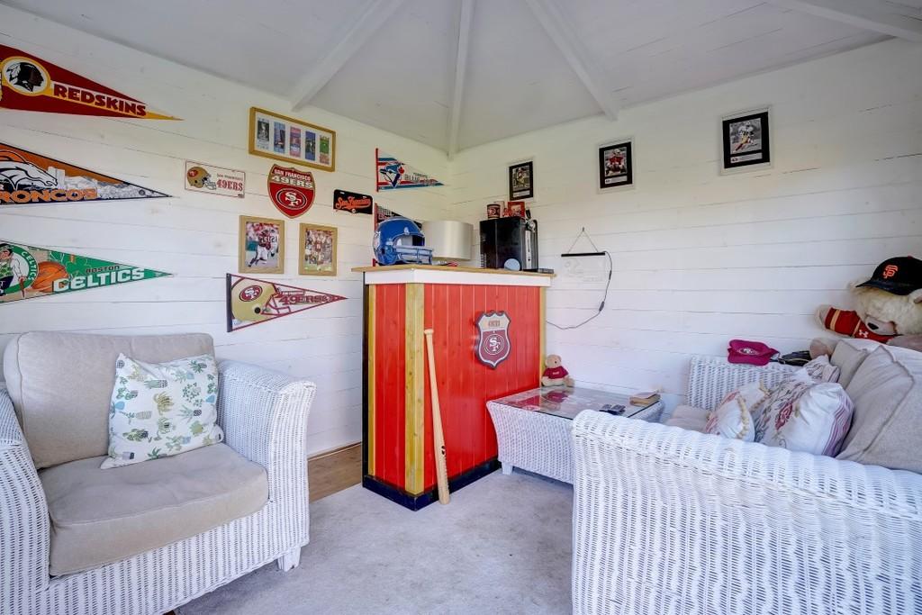 Inside summerhouse
