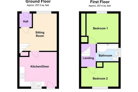 2 bedroom semi-detached house for sale, St. Catherines Road, Evesham