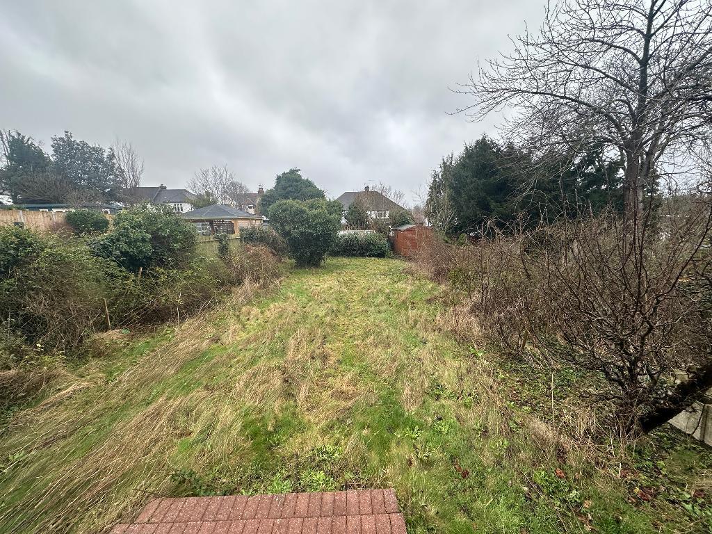 Garden looking back