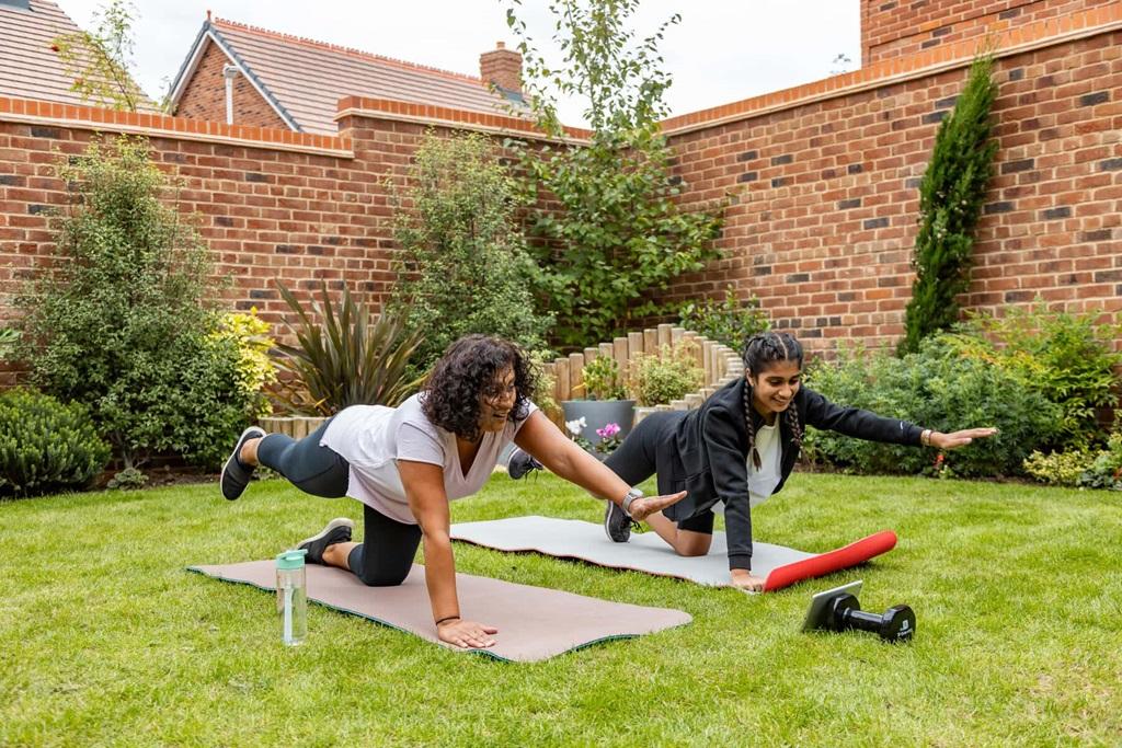 This coach house has its own garden