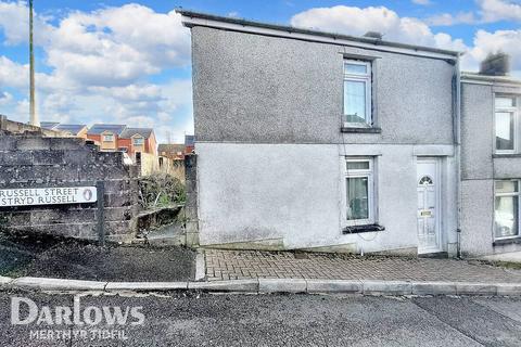 1 bedroom end of terrace house for sale, Russell Street, Merthyr Tydfil