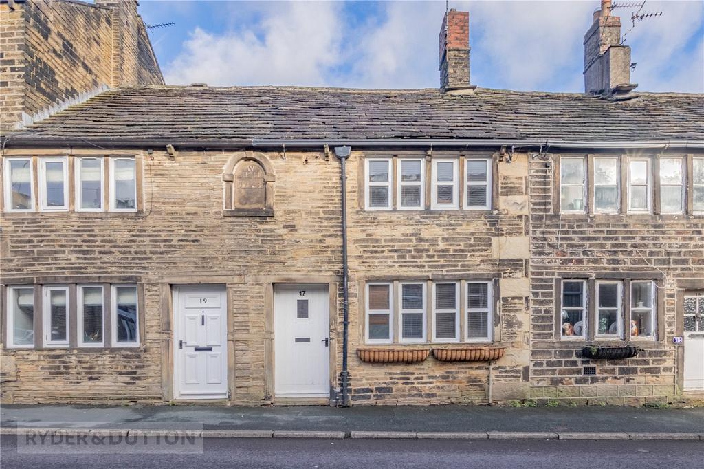 Hill Top Road, Slaithwaite... 2 bed terraced house for sale £215,000