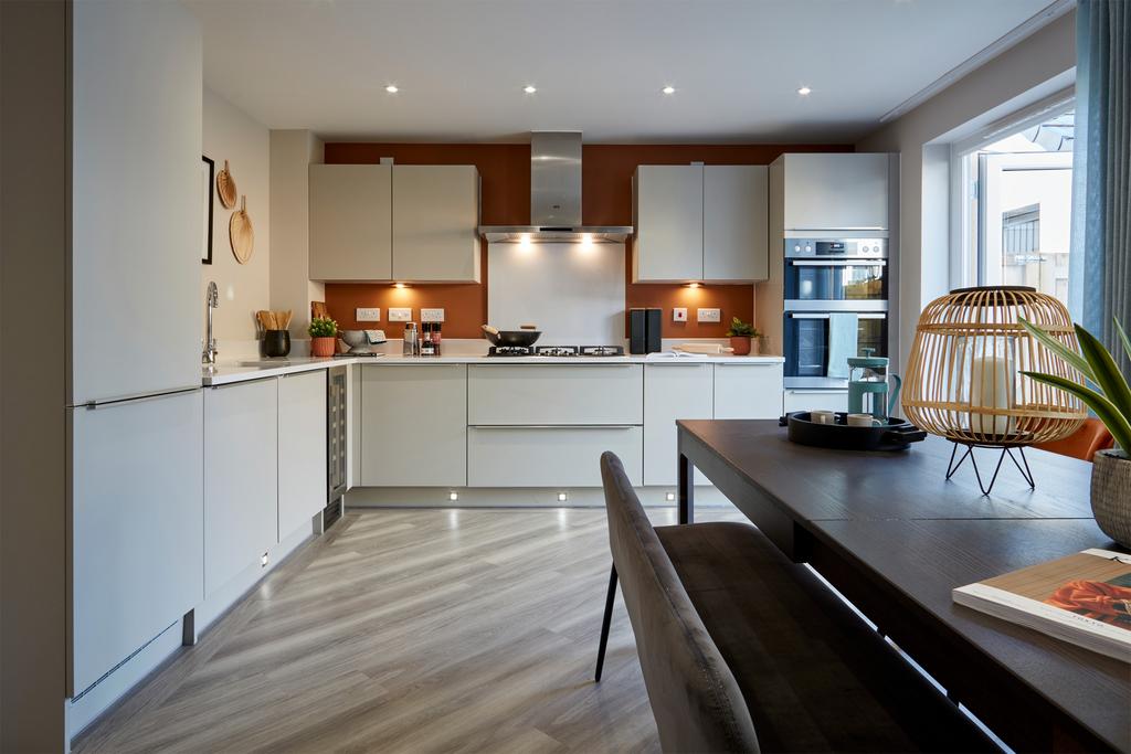 Open plan kitchen in the Ingleby 4 bedroom home