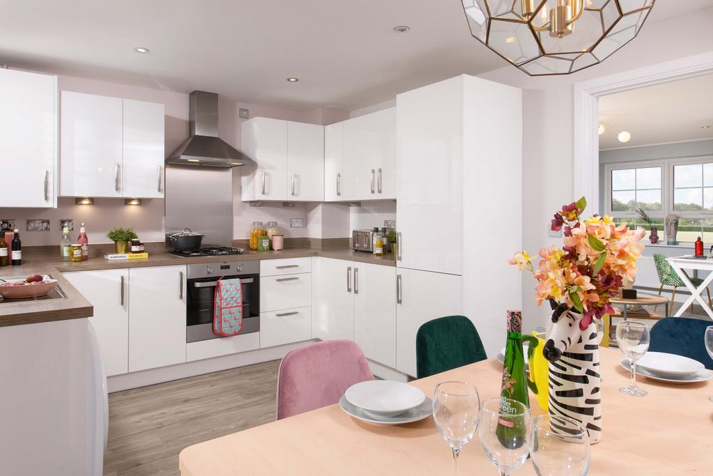 Kitchen diner in the Maidstone 3 bedroom Show Home