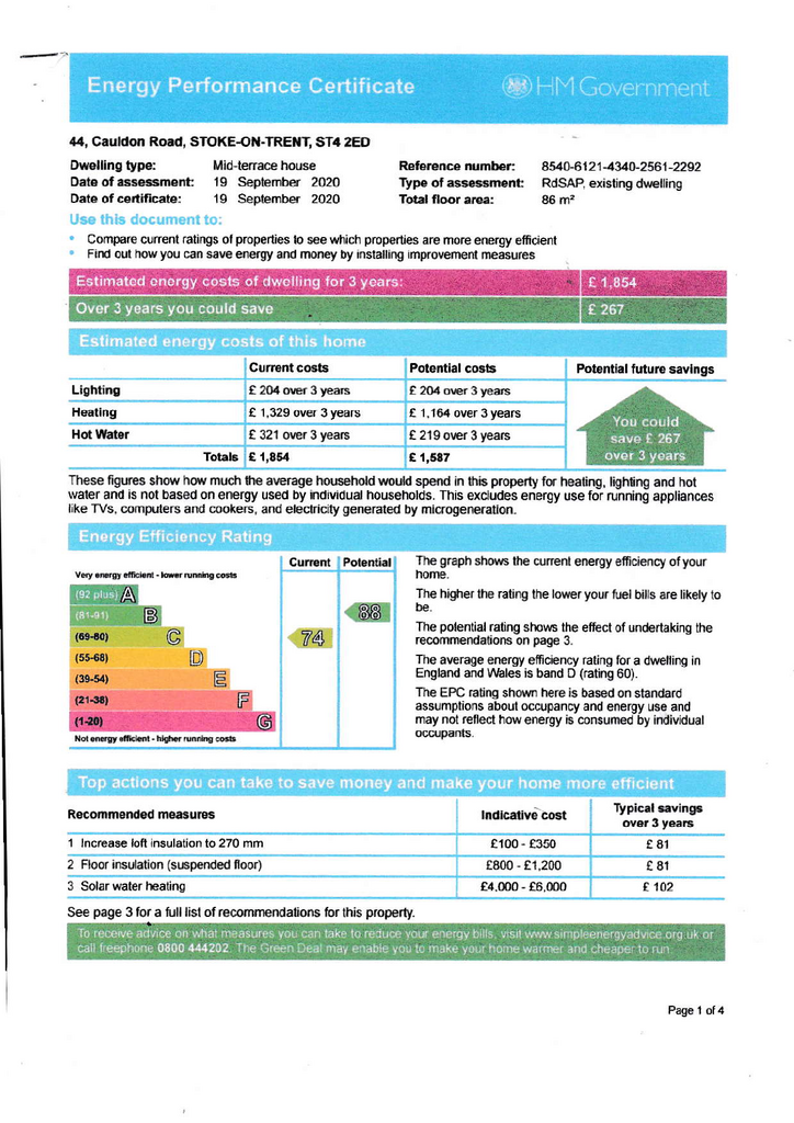 EPC Certificate