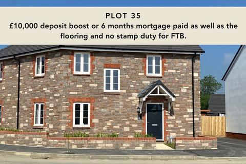 3 bedroom semi-detached house for sale, Plot 35, The Dartmouth, The Grange, Manteo Way, Bideford, Devon, EX39
