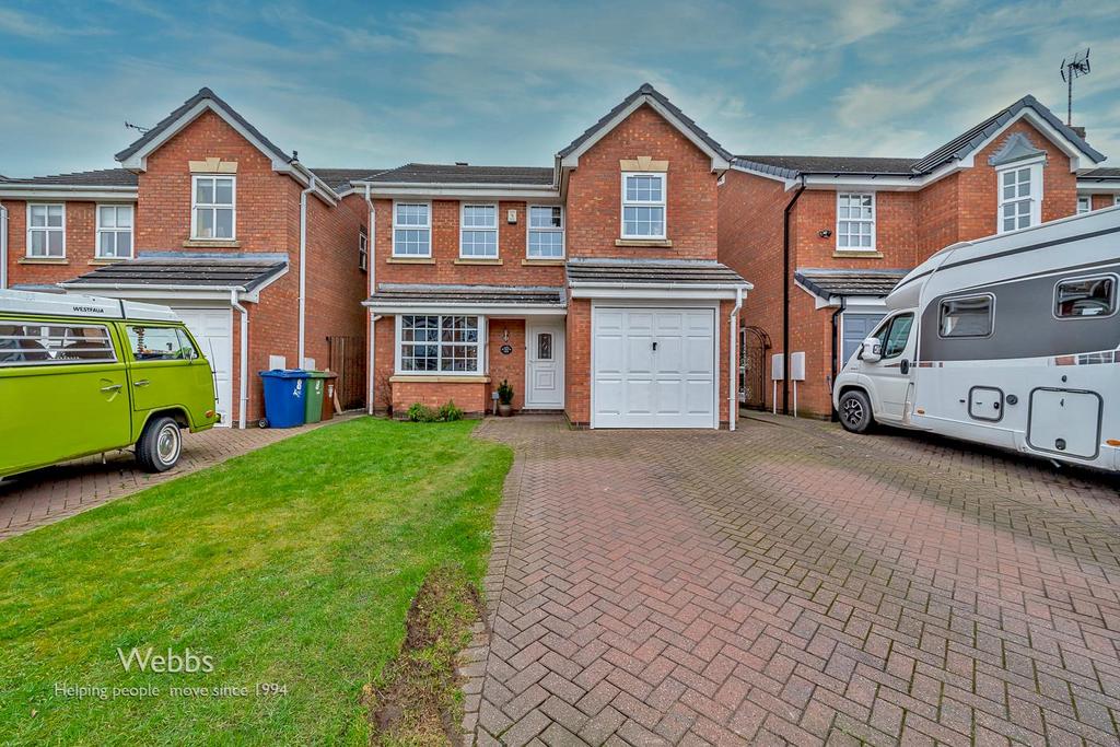 Croxley Drive, Hednesford, Cannock WS12 4 bed detached house for sale