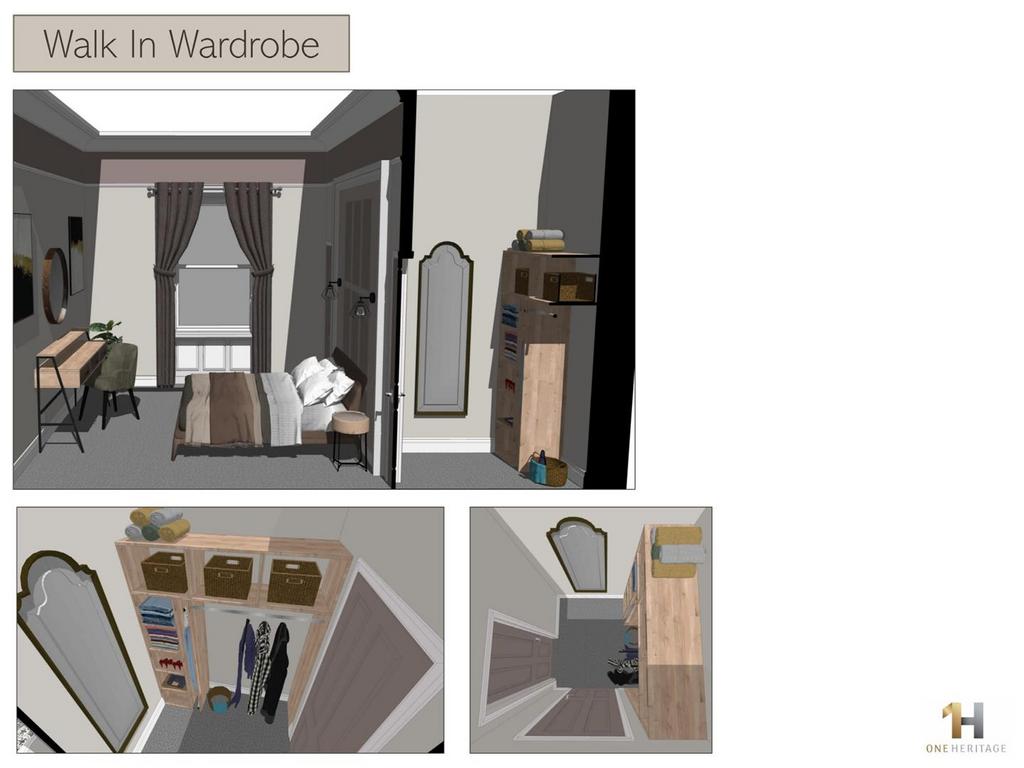 Walk-in Wardrobe Apartment 7