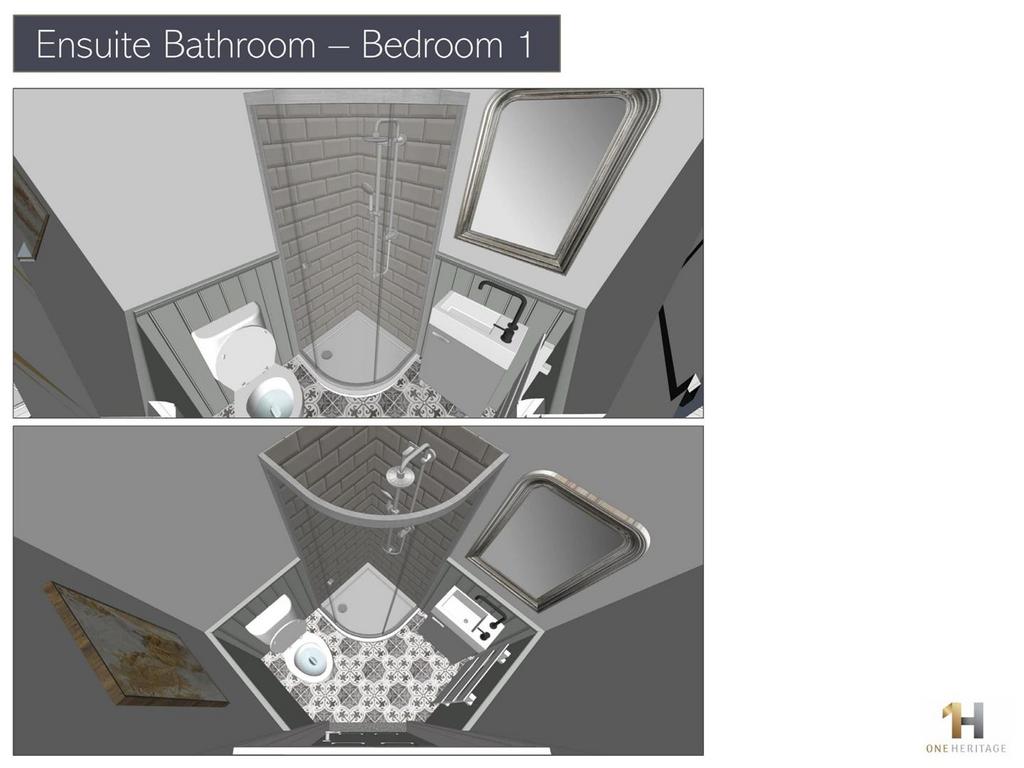 En Suite To Bedroom One - Apartment 6