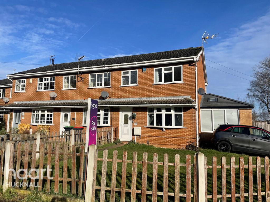 Polperro Way, Hucknall, Nottingham 3 bed end of terrace house for sale