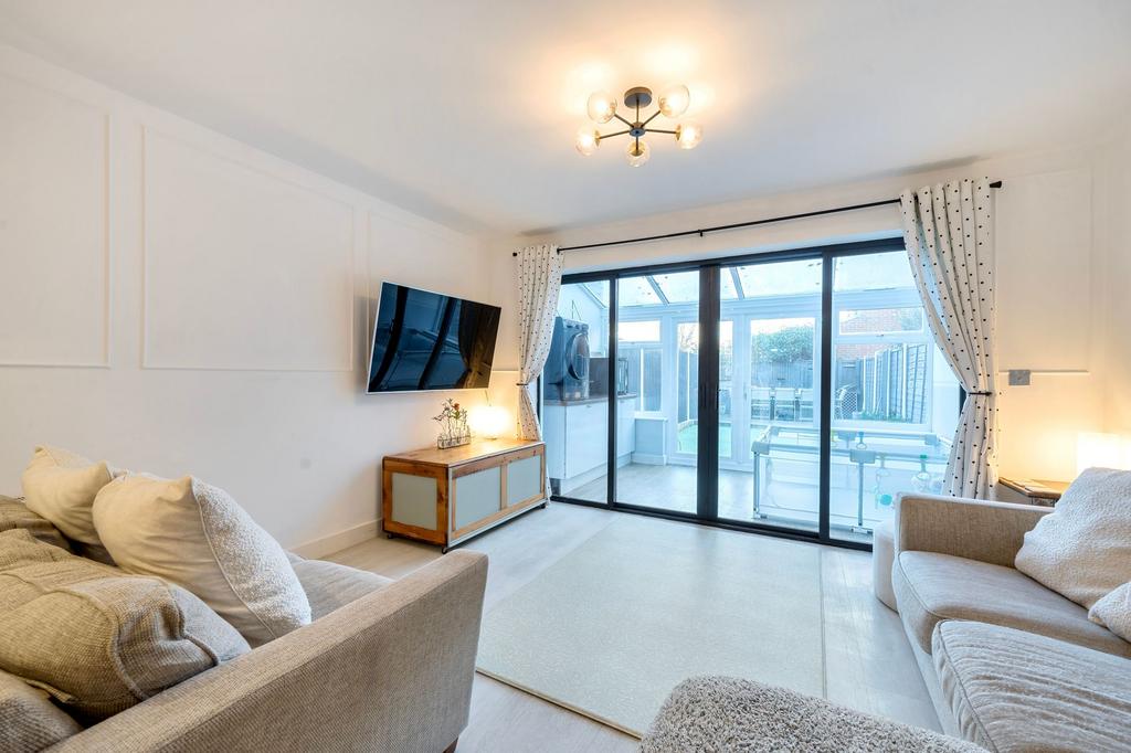Through lounge and dining room