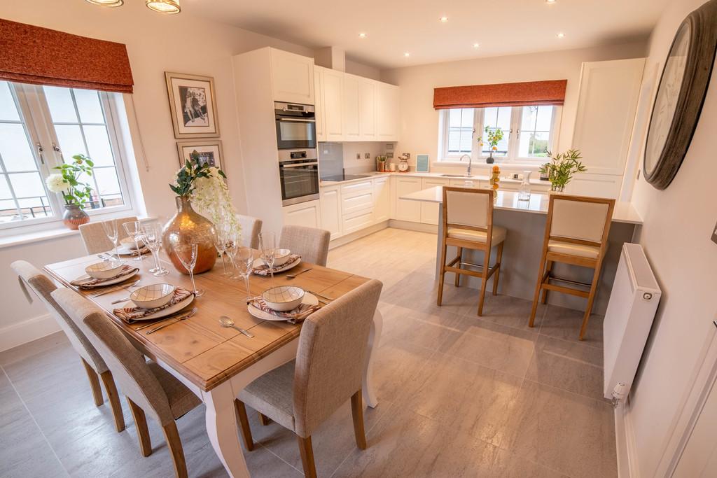 Example kitchen and dining area