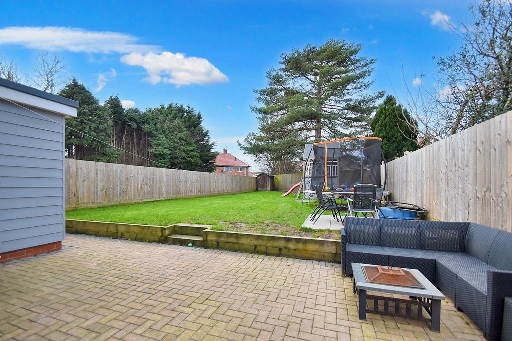 Rear garden (summer before shed)