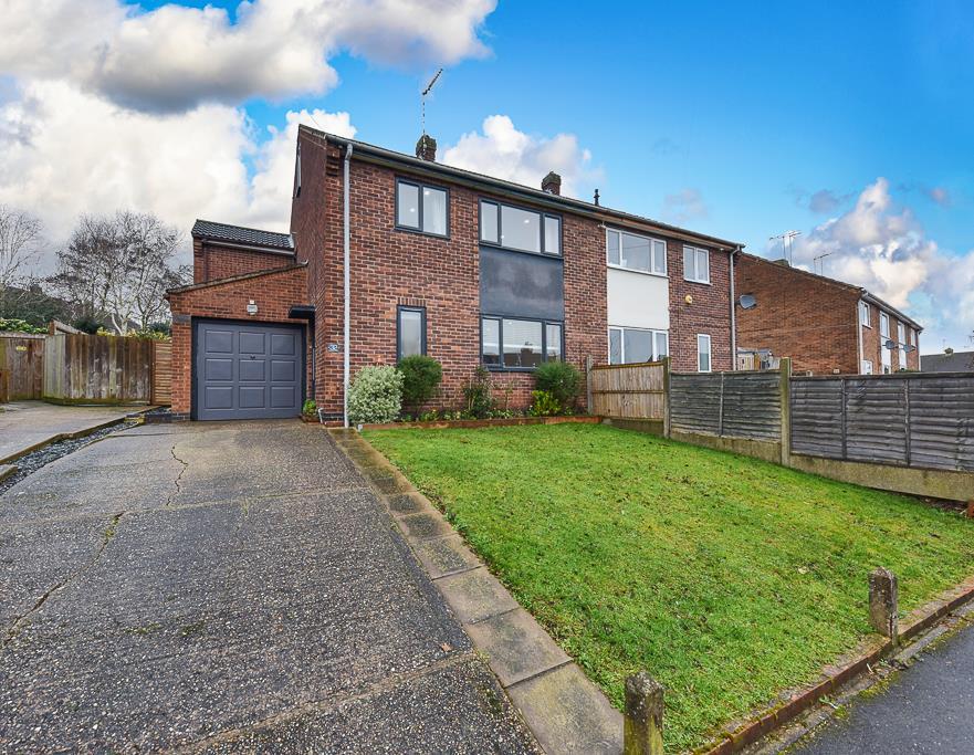 Cromwell Crescent, Lambley, Nottingham, NG4 4PJ 3 bed semidetached house for sale £300,000