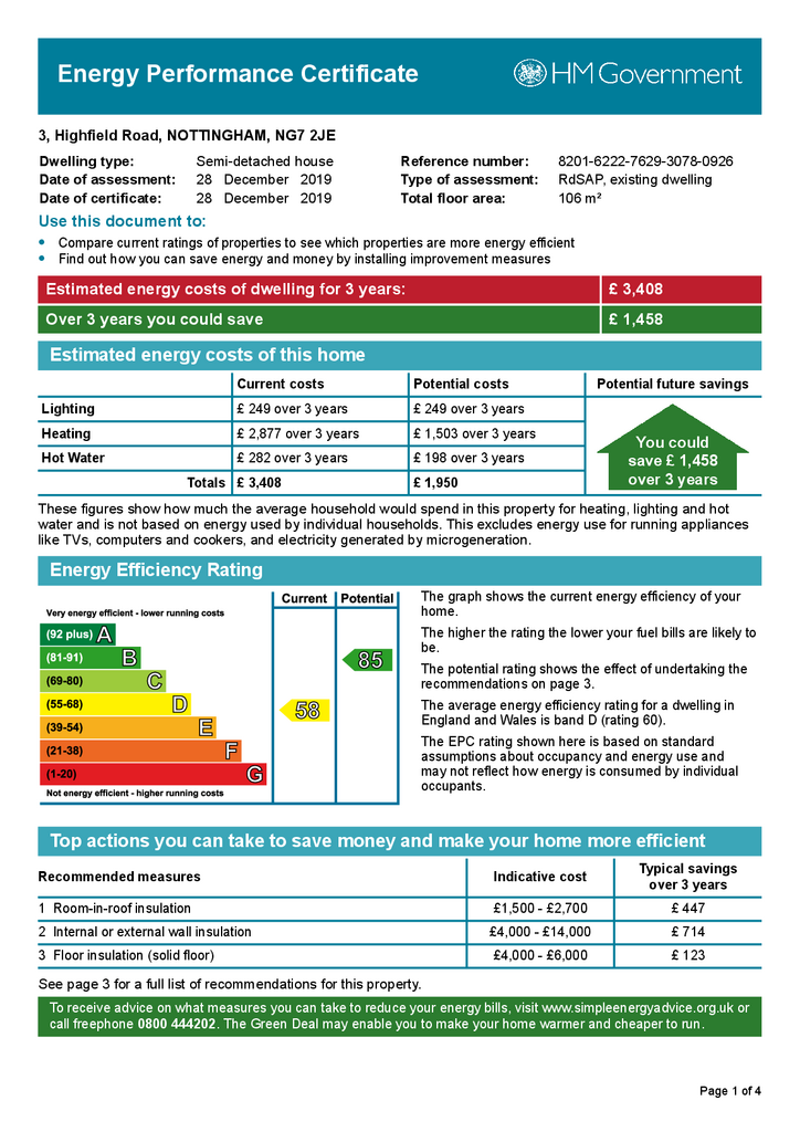 EPC Certificate