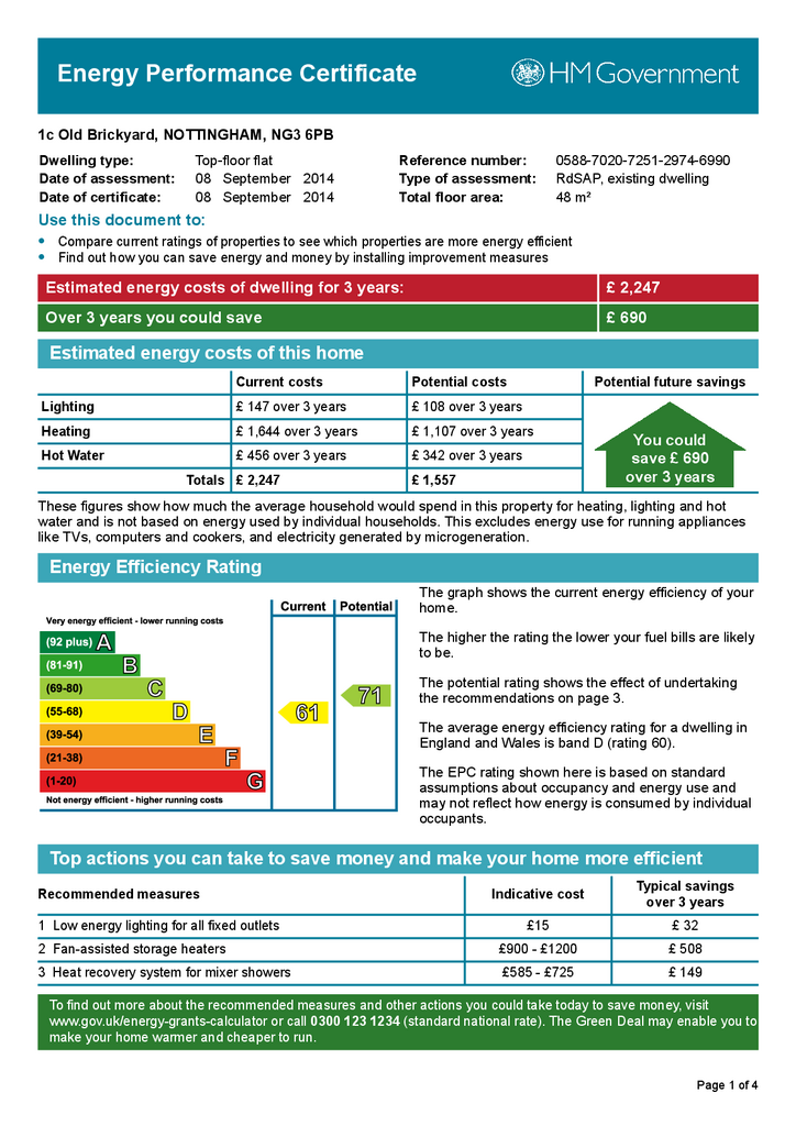 EPC Certificate