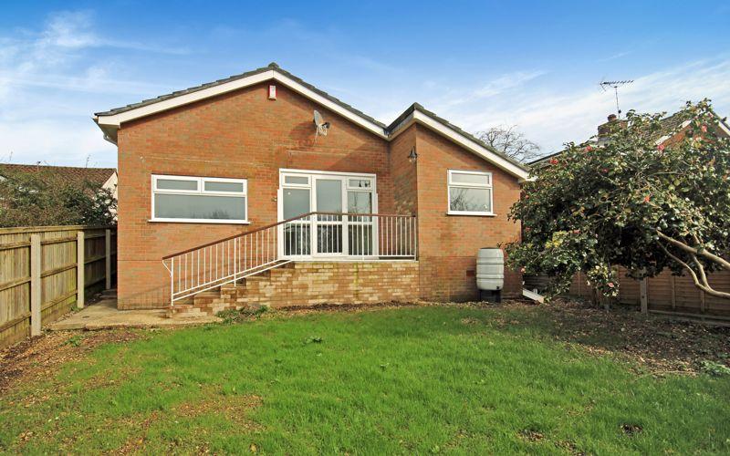 Rear of property