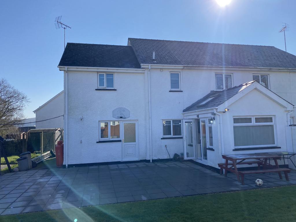 Rear of property