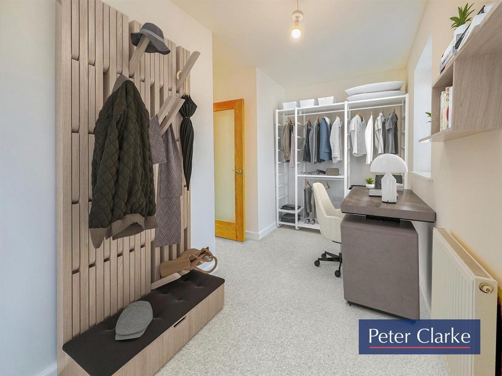 Dressing room/home office
