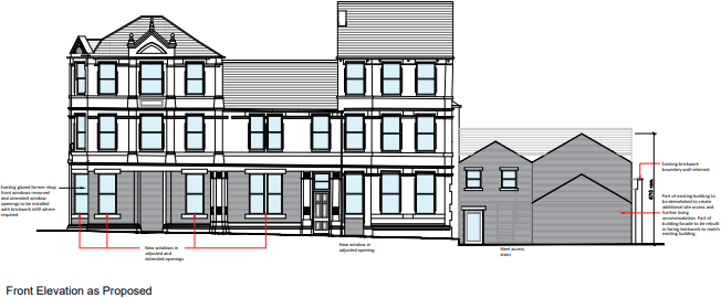 Front Elevation Proposed