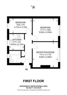 2 bedroom flat for sale, 12A Park Close, Kingston Upon Tames, London, KT2 6DW