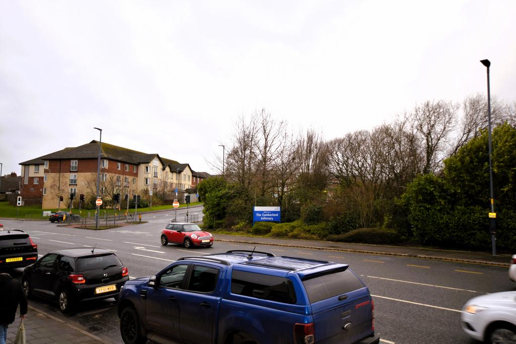 View to Cumberland Infirmary