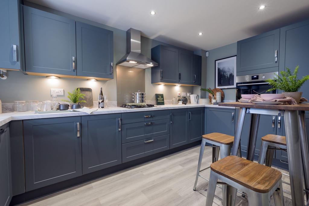 Modern kitchen in the Woodcote 4 bedroom home
