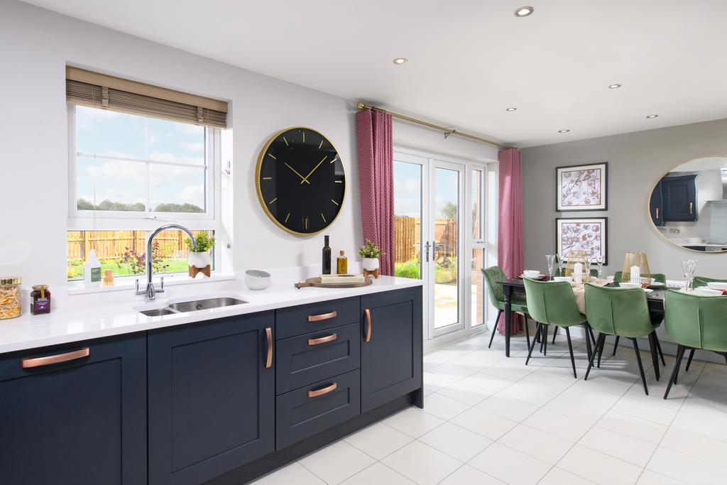 Inside view 4 bedroom Kinglsey kitchen with...