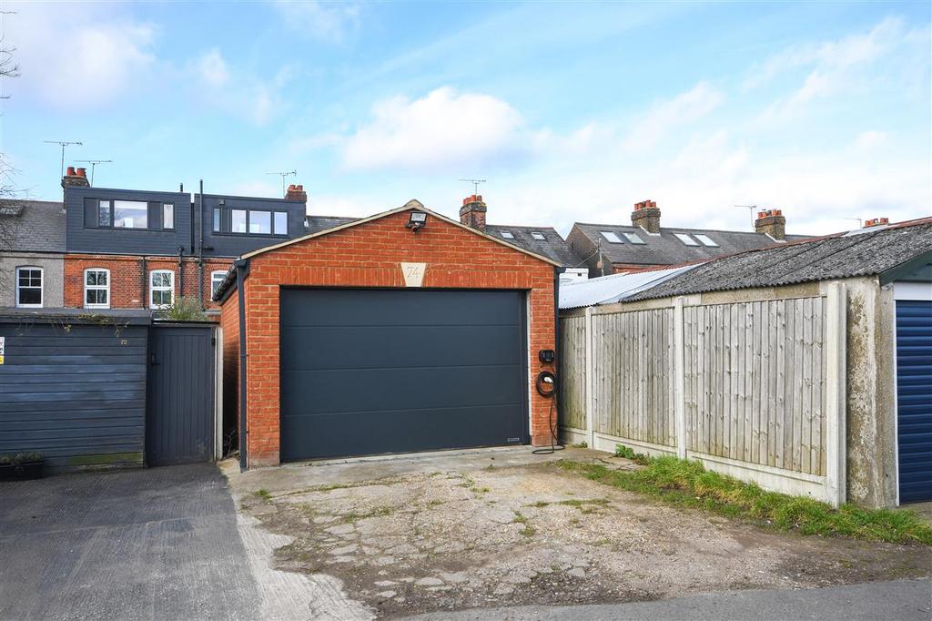 Brick built garage