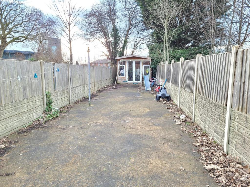 Rear Garden and Out House/Shed.