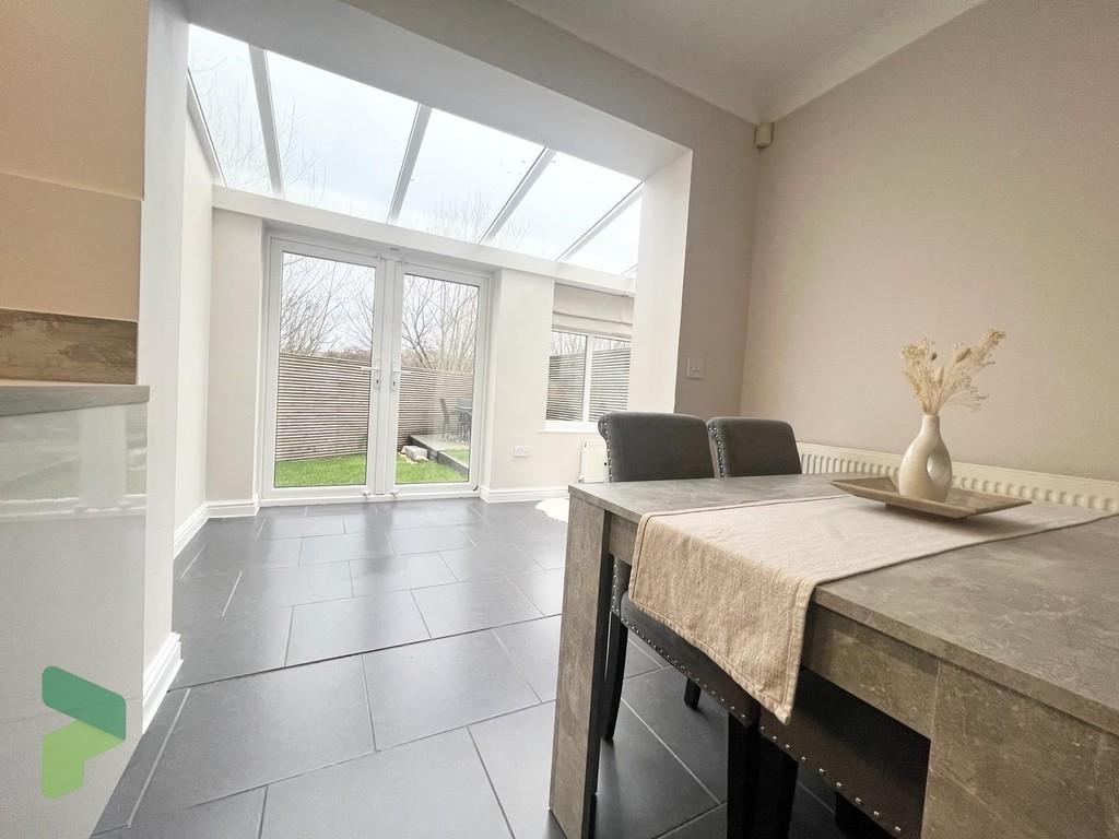 Dining Area in to Sun Room